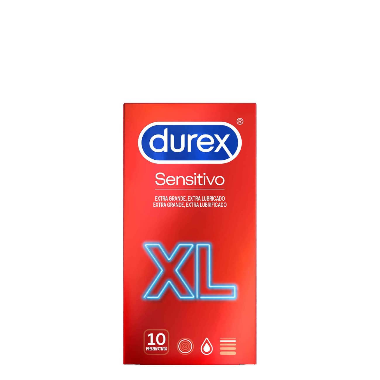 Comprar Durex Sensitivo XL Preservativos 10un. | Cosmetis