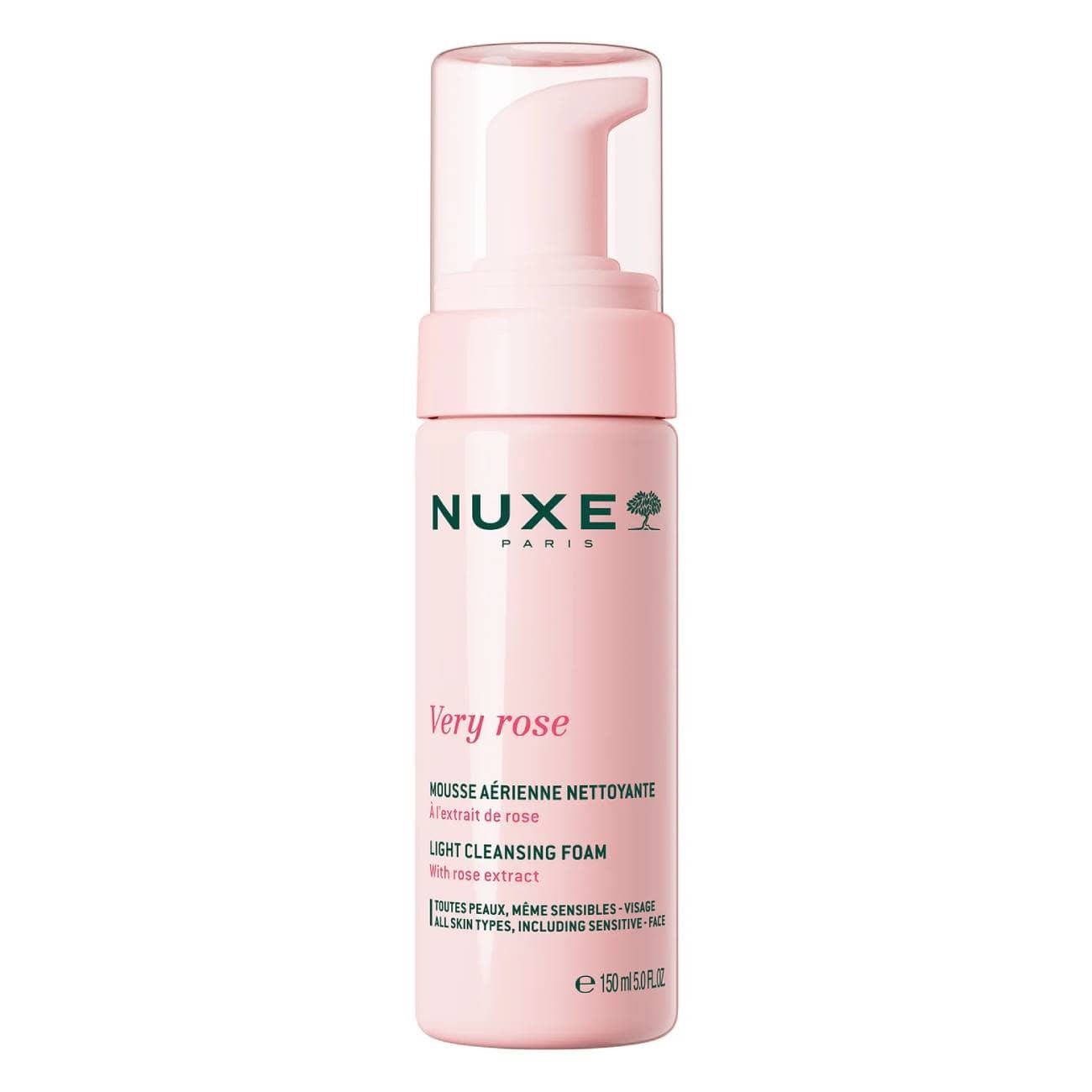 Nuxe Very Rose Espuma Leve de Limpeza 150ml