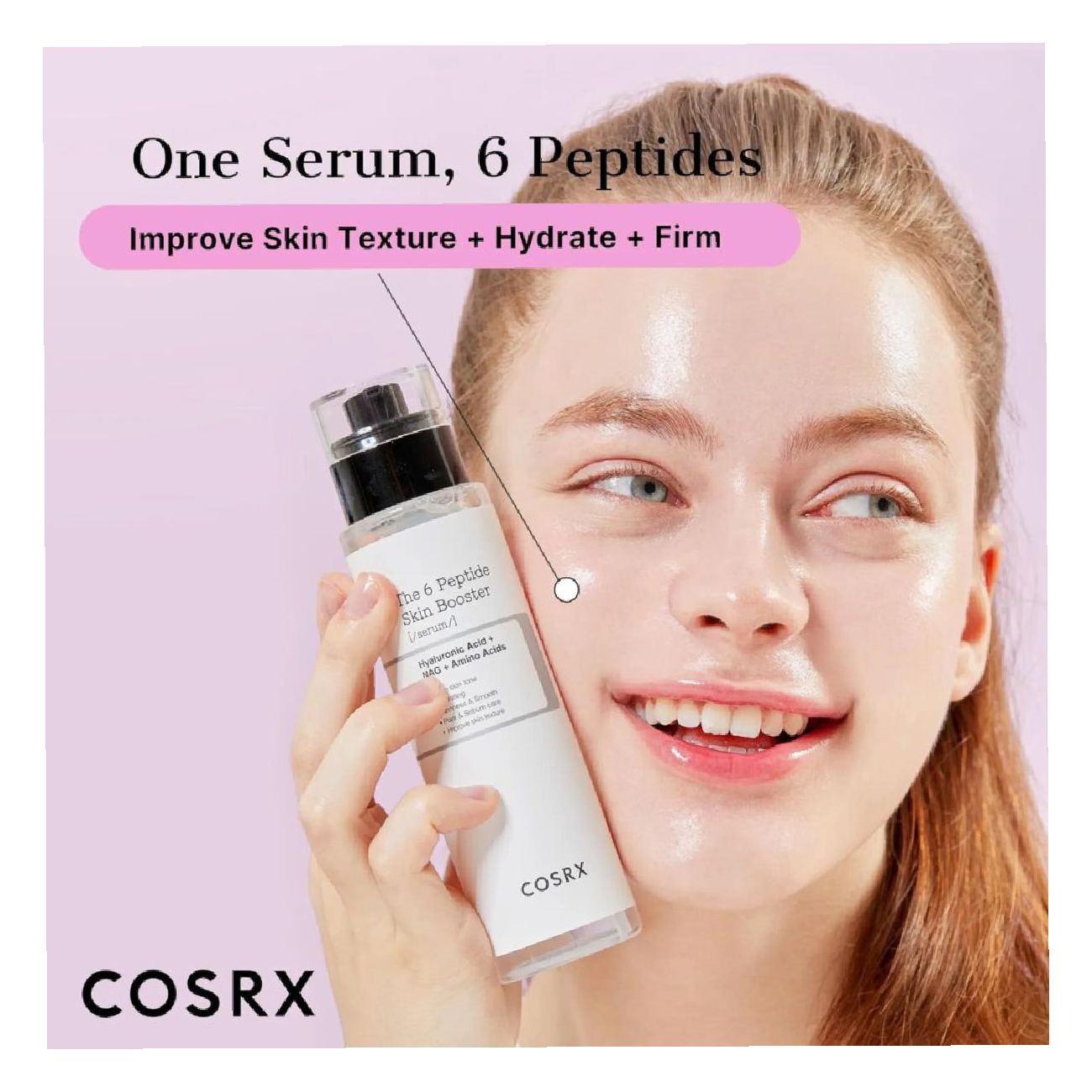 CosRX The 6 Peptide Skin Booster Sérum de Rosto Hidratante com