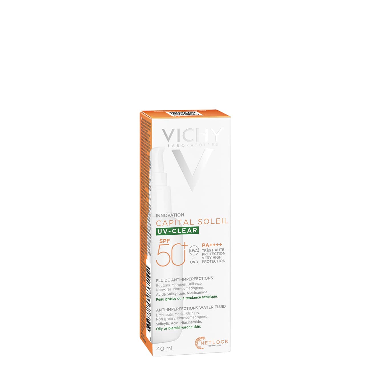 Vichy Capital Soleil UV-Clear FPS50+ Fluido Anti-Imperfeições 40ml