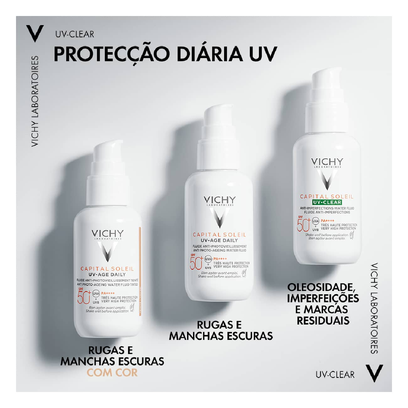 Vichy Capital Soleil UV-Clear FPS50+ Fluido Anti-Imperfeições 40ml