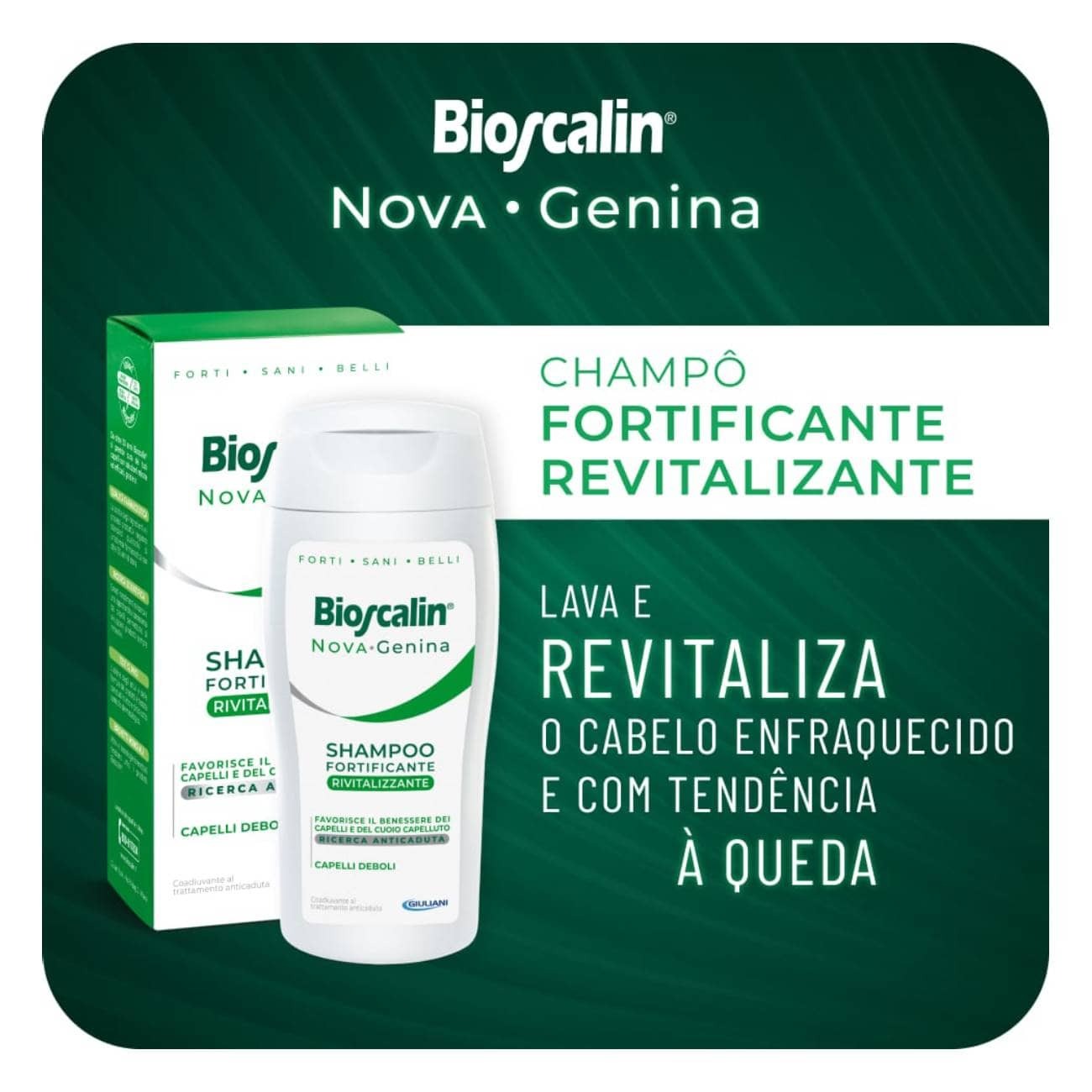 Bioscalin Nova Genina Shampoo Fortificante 200ml