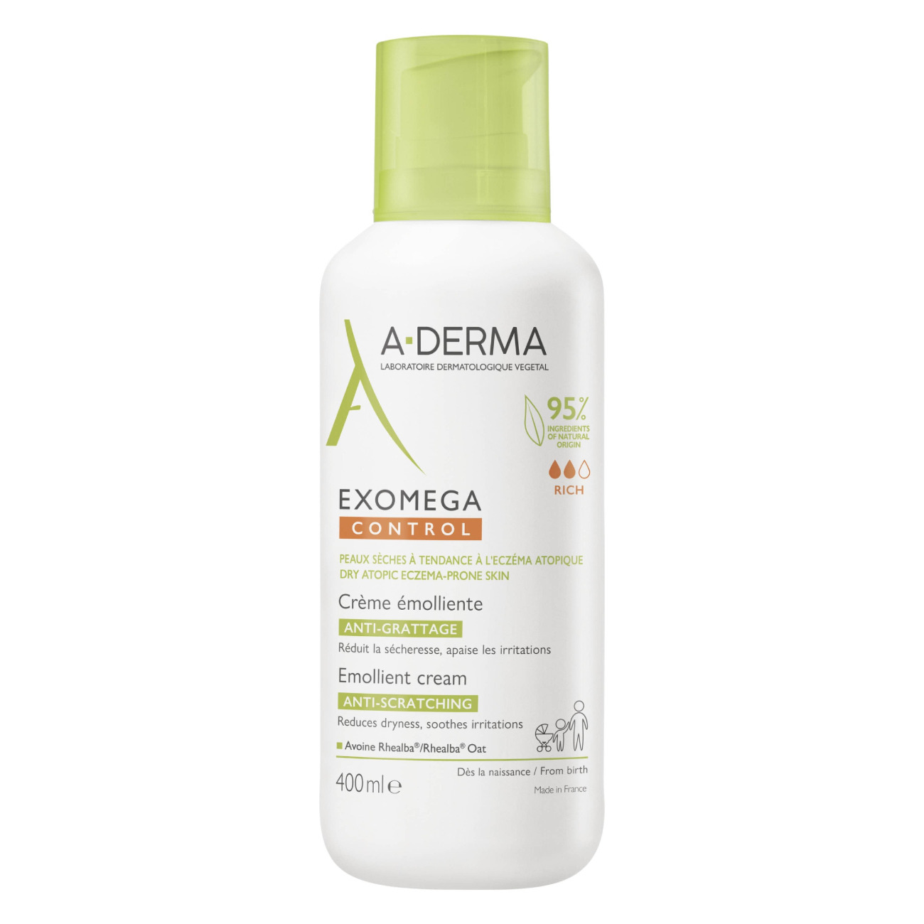 A-Derma Exomega Control Creme ECO Pele Atópica 400ml