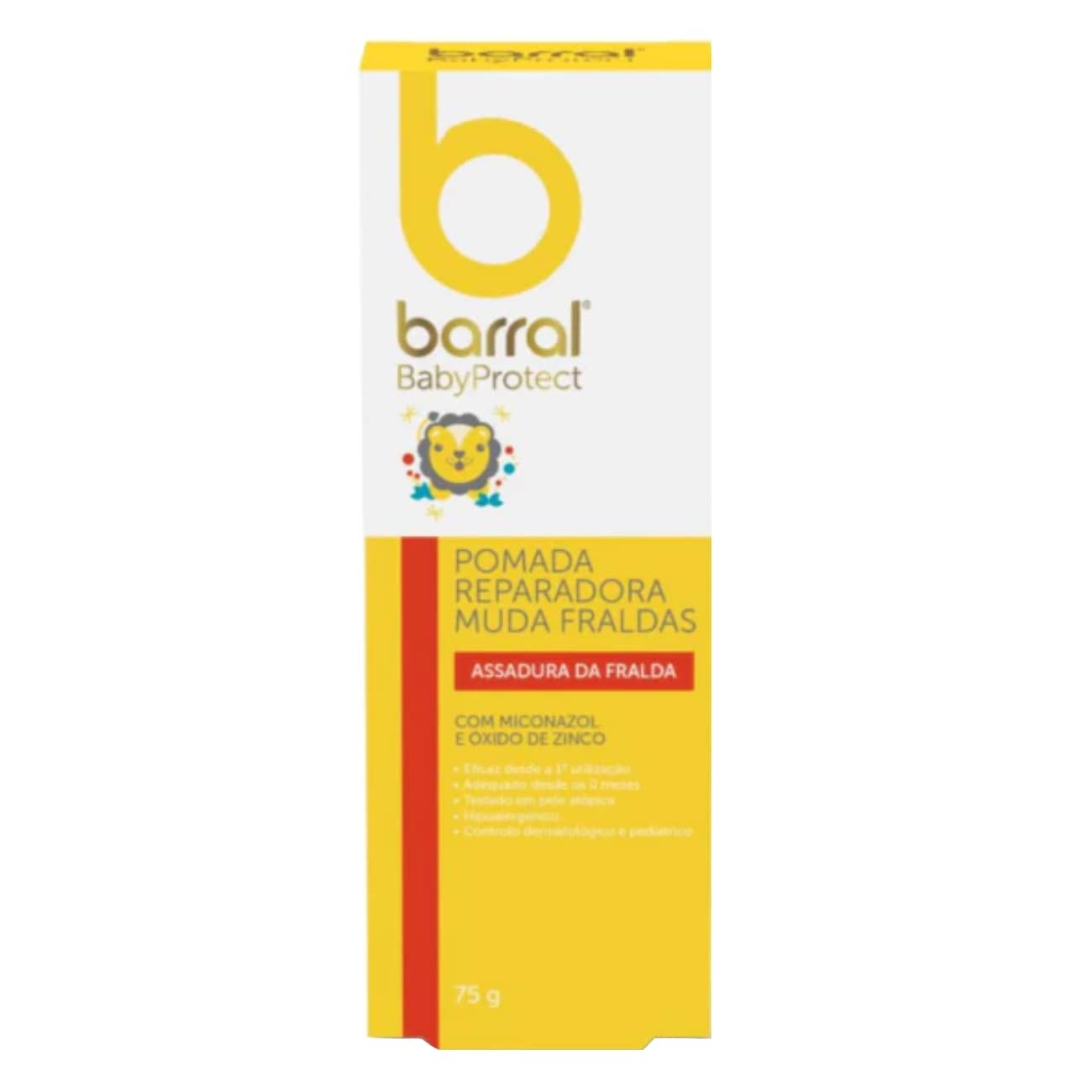 Barral BabyProtect Pomada Reparadora Muda Fraldas 75g