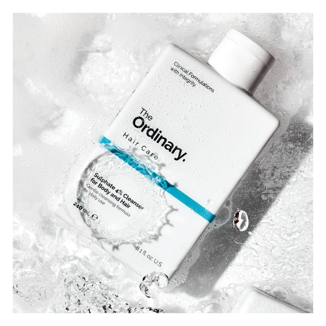 The Ordinary 4% Sulphate Cleanser Gel Limpeza Corpo e Cabelo 240ml