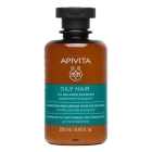 Apivita Oily Hair Shampoo Equilibrante Anti-Oleosidade 250ml