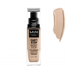 NYX Can't Stop Won't Stop Full Coverage Foundation Base Cor Alabaster 30ml
