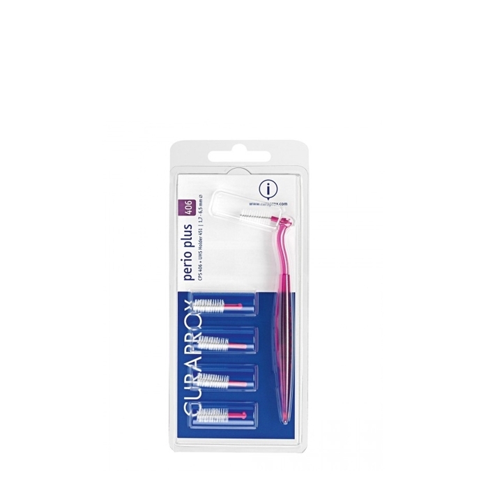 Curaprox Perio Plus Escovilhão CPS 406 5un + Cabo