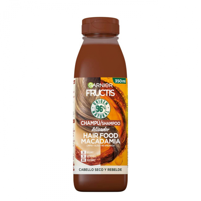 Fructis Hair Food Macadâmia Shampoo Alisador 350ml