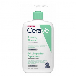 Cerave Foaming Cleanser Gel Espuma de Limpeza Purificante 473ml