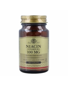 Solgar Niacina 100mg Comprimidos 100unid.