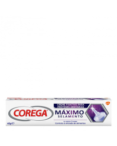 Corega Máximo Selamento Creme Fixador Próteses 40g