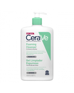 Cerave Foaming Cleanser Gel Espuma de Limpeza Purificante 1000ml