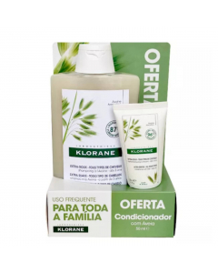 Klorane Leite de Aveia Kit Shampoo + Bálsamo