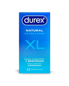 Durex Preservativos Natural XL 12 Unidades
