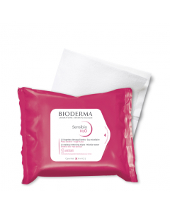 Bioderma Sensibio H2O Toalhitas Demaquilantes Suaves 25un.