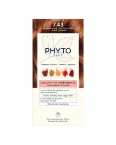 Phyto Phytocolor Coloração Permanente 7.43 Louro Acobreado Dourado