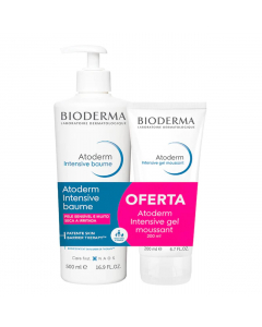 Bioderma Atoderm Intensive Kit Bálsamo Calmante oferta Gel Limpeza