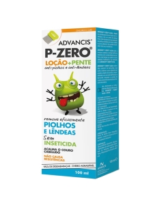 Advancis P Zero Loção Piolhos 100ml Oferta Pente