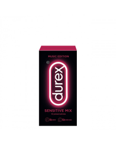 Durex Music Edition Sensitive Mix Preservativos 10un.