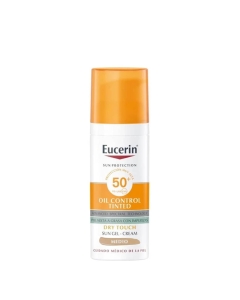 Eucerin Sun Oil-Control Tinted Gel-Creme SPF50+ Tom Médio 50ml