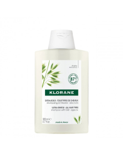 Klorane Shampoo Extra-Suave com Leite de Aveia 200ml