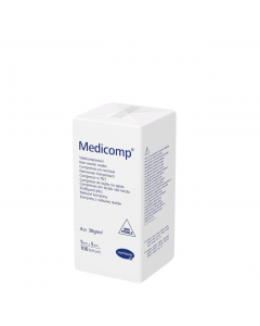 Medicomp Compressas Tecido Não Tecido 5cmx5cm 100un.