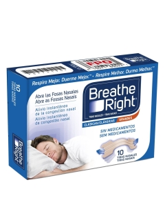 Breathe Right Tiras Nasais Tamanho Grande 10un.