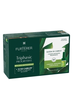 René Furterer Triphasic Ampolas Queda de Cabelo Progressiva 8unid.