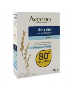 Aveeno Skin Relief Duo Pack Creme Lenitivo Mentol 2x200ml
