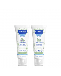 Mustela Hydra Pack Bebê Creme de Rosto 2x40ml