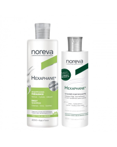 Hexaphane Kit Shampoo Frequência Ultra Suave + Shampoo Fortificante