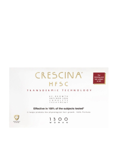 Crescina HFSC Transdermic Tratamento Completo 1300 Mulher 10+10amp.