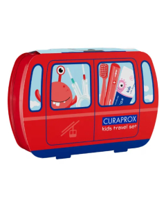 Curaprox Kit de Viagem Kids Vermelho