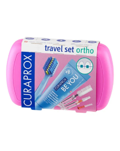 Curaprox Ortho Kit de Viagem Rosa