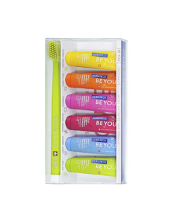 Curaprox Be You Kit Pastas Dentífricas 10ml 6un + Escova