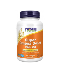Now Super Omega 3-6-9 Cápsulas Ómega 90un.