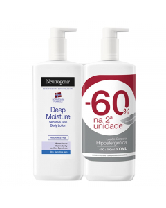 Neutrogena Duo Hidratação Profunda Loção Pele Sensível 2x400ml