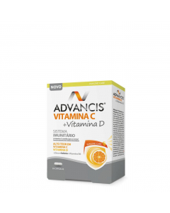 Advancis Vitamina C+D Cápsulas Sistema Imunitário 30un.