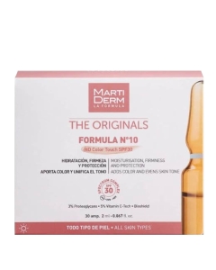 Martiderm Formula nº10 HD Color Touch SPF30 Ampolas 30un.