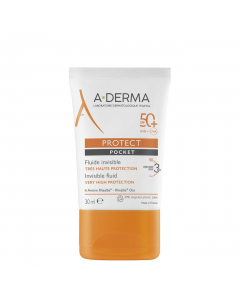 A-Derma Protect Pocket Fluido Invisível SPF50+ 30ml