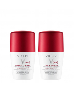 Vichy Clinical Control 96H Antitranspirante Roll-On Pack 2x50ml