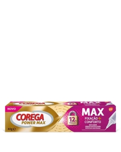 Corega Max Fixação+Conforto Creme Próteses Dentárias