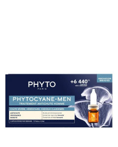 Phyto Phytocyane-Men Ampolas Queda de Cabelo Severa 12un.