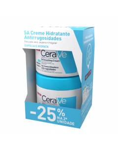 Cerave SA Smoothing Cream Duo Creme Anti-Rugosidades 2x340g