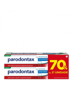 Parodontax Extra Fresh Duo Pasta Dentífrica Preço Especial 2x75ml