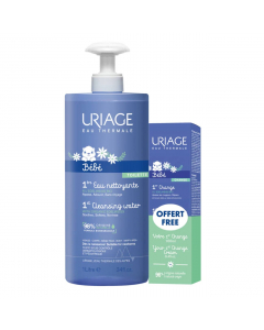 Uriage Bebé Pack 1ª Água Limpeza Oferta 1º Creme Muda Fraldas
