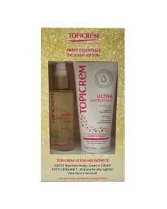 Topicrem Ultra-Hydratant Pack Óleo + Creme Cintilante