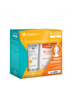 Heliocare 360º Kit MD A-R Emulsão + Ultra D Cápsulas