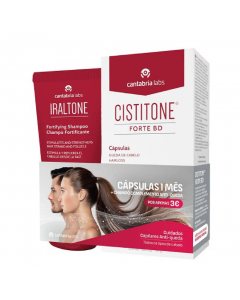 Cistitone Forte BD Kit Antiqueda Cápsulas + Shampoo Fortificante